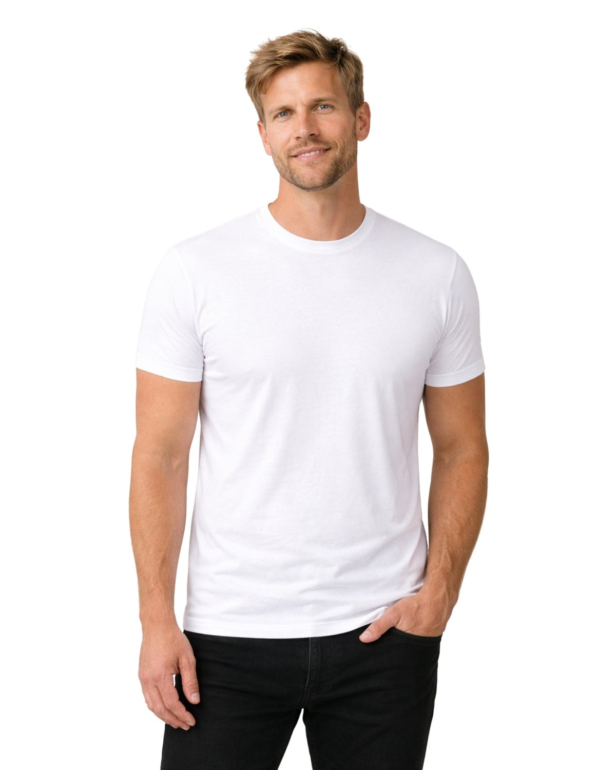 T-shirt med perfekt pasform (6-pak)