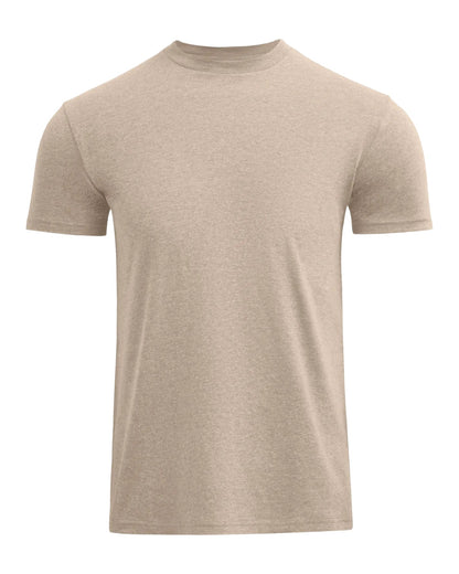 T-shirt med perfekt pasform - beige