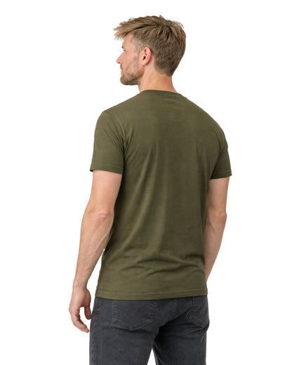 T-shirt med perfekt pasform – grøn
