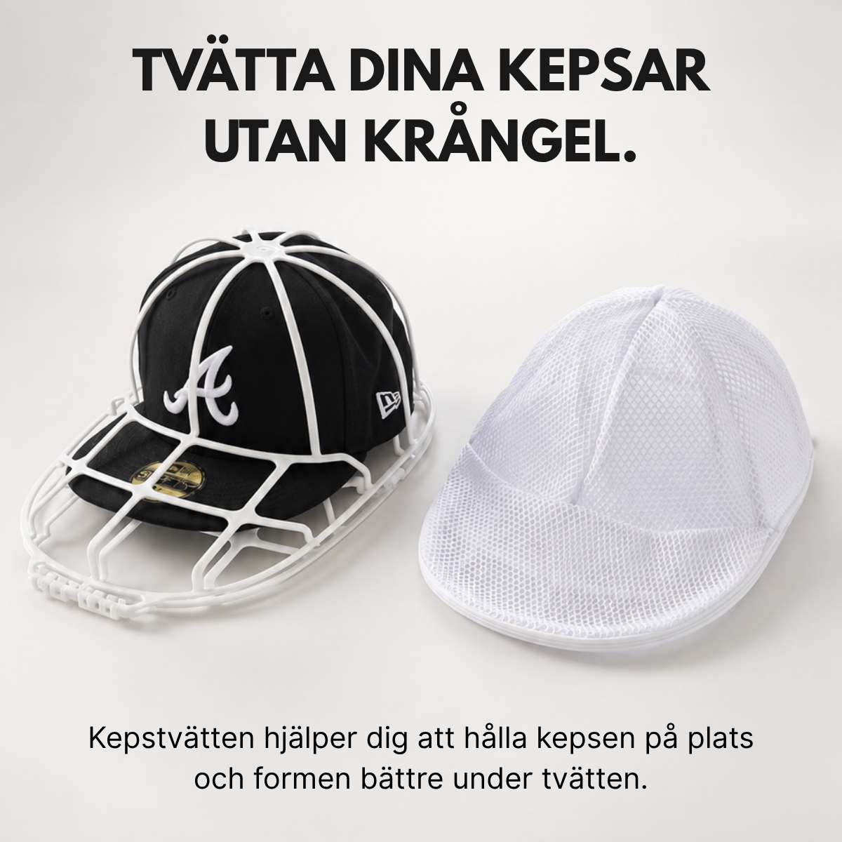 Kasketvasker - (Formholder + Premium vaskepose)