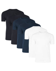 T-shirt med perfekt pasform (6-pak)