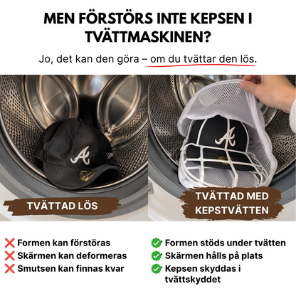 Kasketvasker - (Formholder + Premium vaskepose)