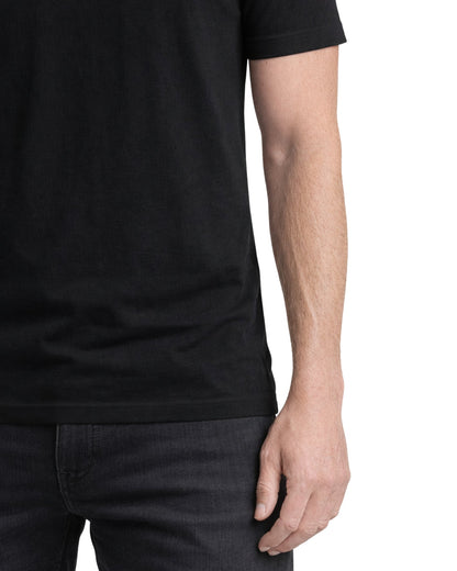 T-shirt med perfekt pasform - sort
