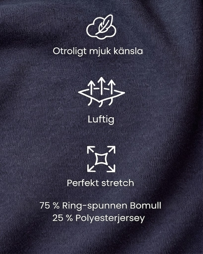 T-shirt med perfekt pasform – grå