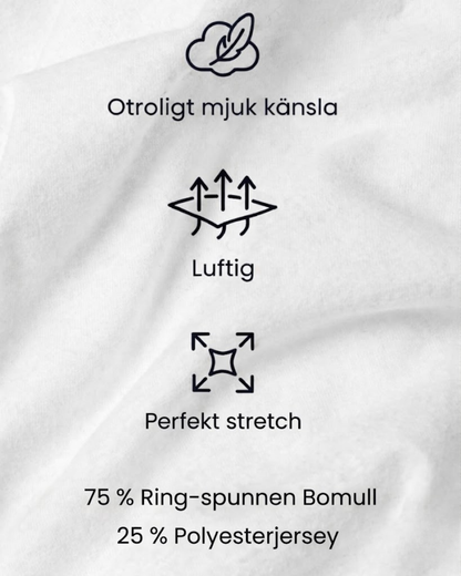 T-shirt Som Skjuler Maven (6-pak)