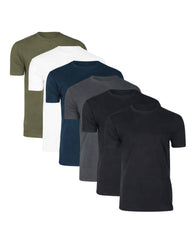 T-shirt med perfekt pasform (6-pak)