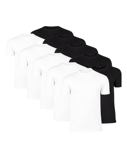 T-shirt med perfekt pasform (10-pakning)