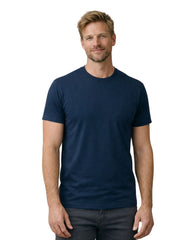 T-shirt med perfekt pasform – marineblå