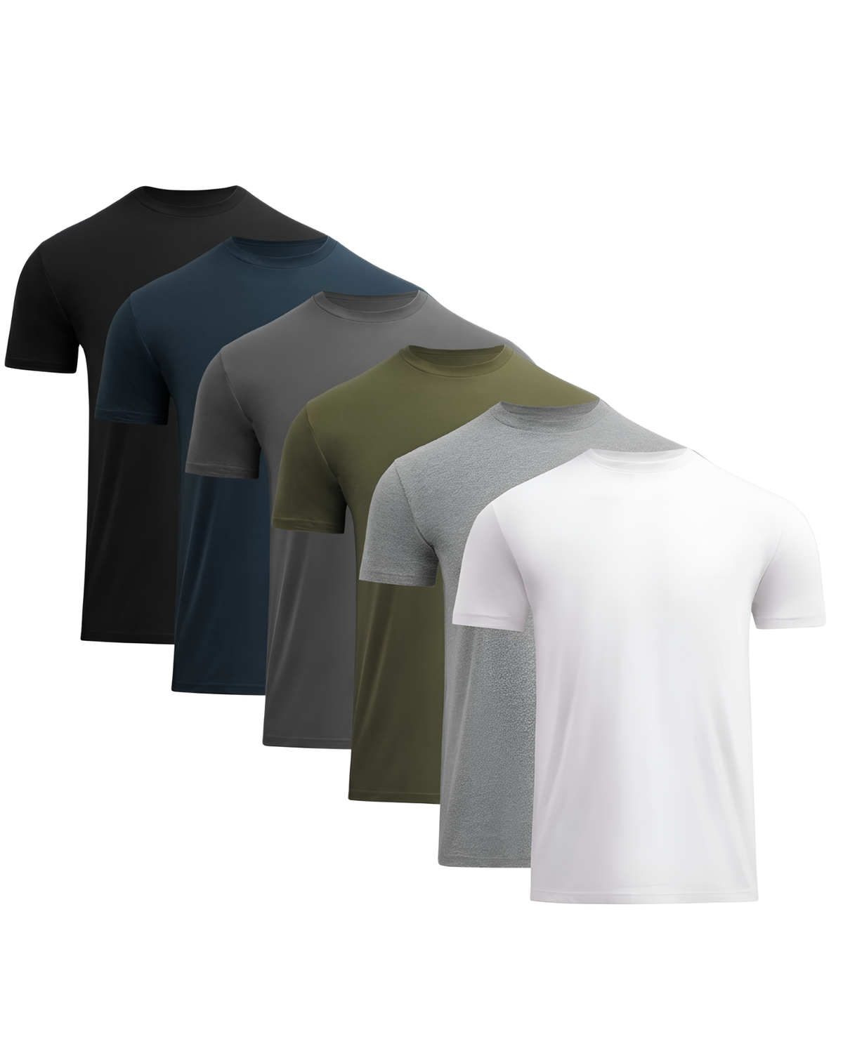 T-shirt med perfekt pasform (6-pak)