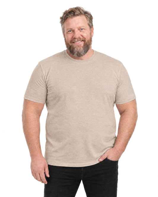 T-shirt der skjuler maven - beige