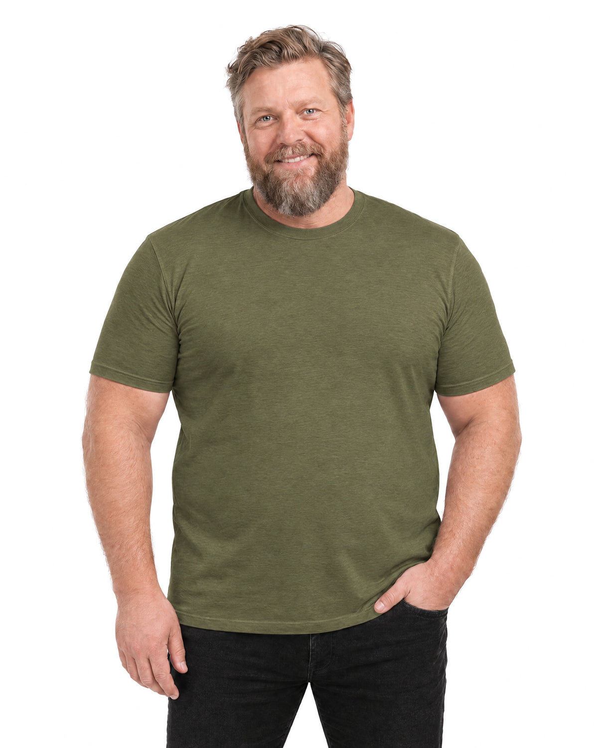 T-shirt, der skjuler maven (10-pak)