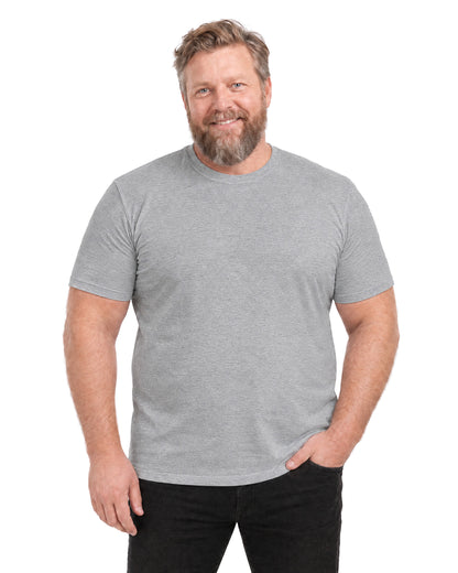 T-shirt der skjuler maven - Lysegrå