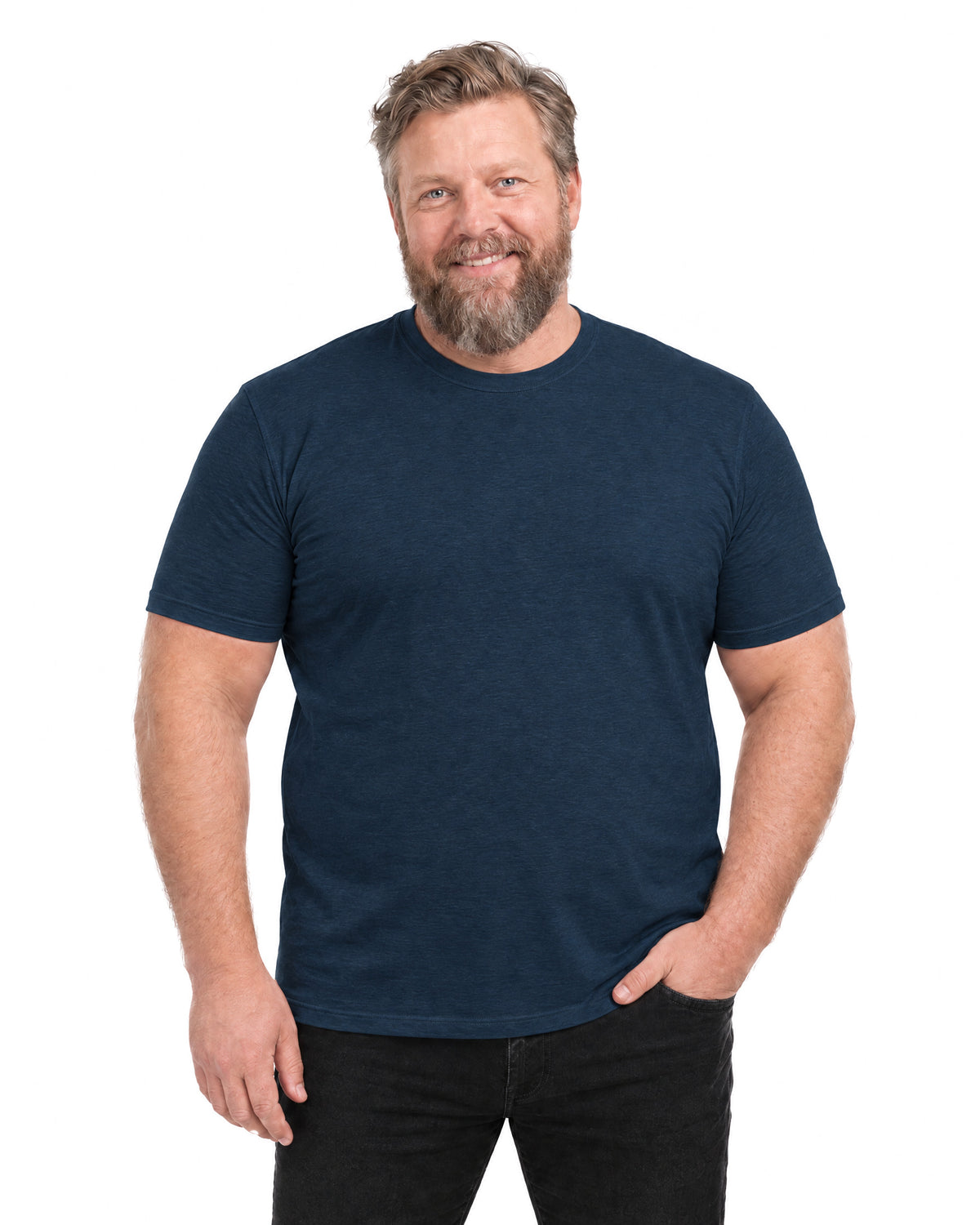 T-shirt, der skjuler maven (10-pak)