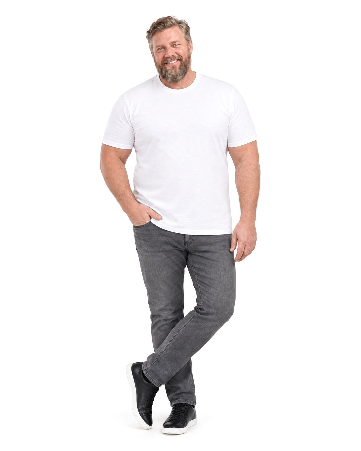 T-shirt Som Skjuler Maven (6-pak)