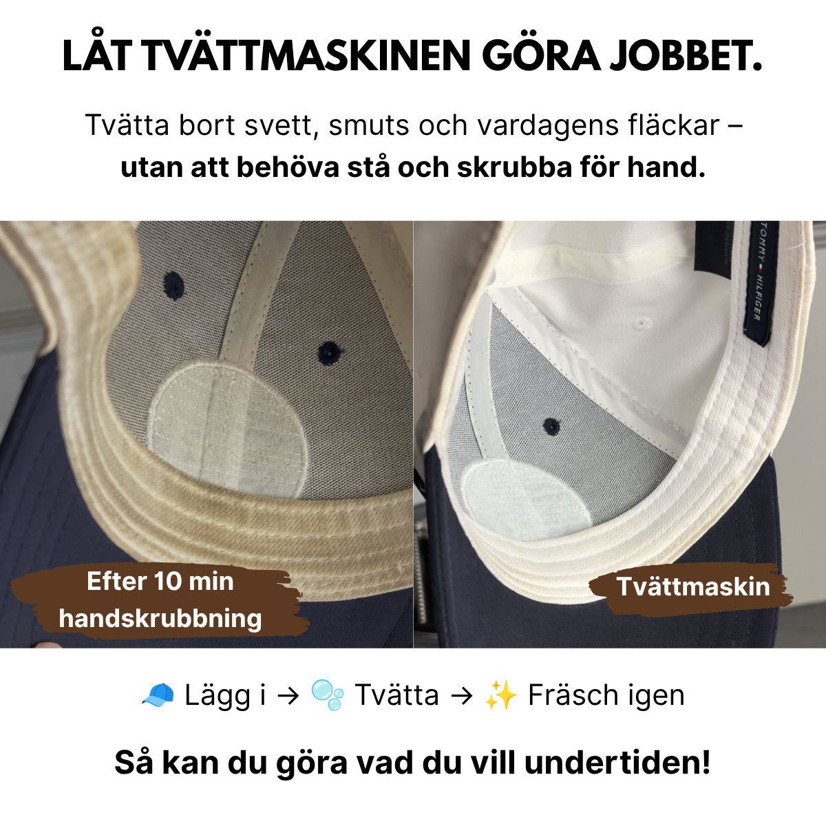 Kasketvasker - (Formholder + Premium vaskepose)